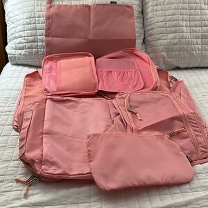 Eight Piece Packing Cube & Travel Accessories Set for the SERIOUSLY ORGANIZED!
